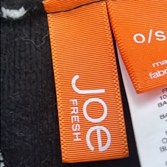 HOUNDSTOOTH KNIT BLACK & WHITE 100% POLYESTER FACE 100% RAYON BACK GLOVES SZ O/S - Picture 5 of 5